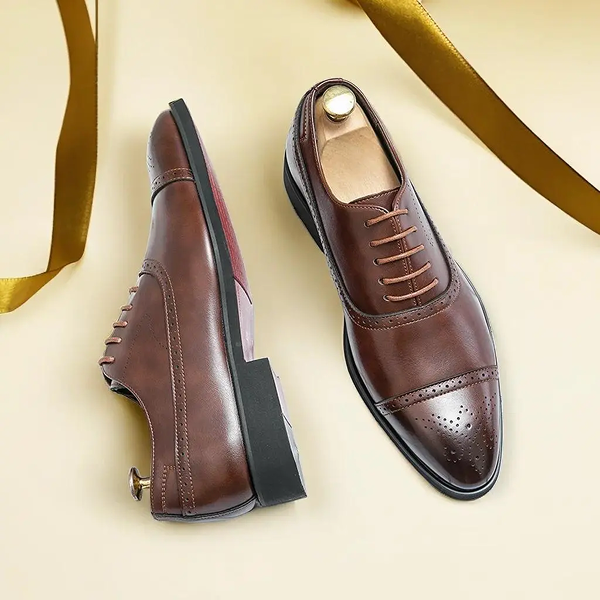 Men's Red Sole Brogue Shoes