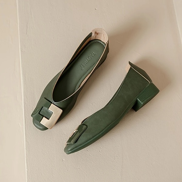 Chunky Heel Pump